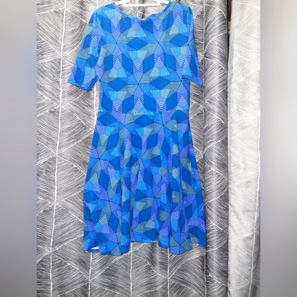 LuLaRoe Nicole fit and flare a line dress - Picture 2 of 3